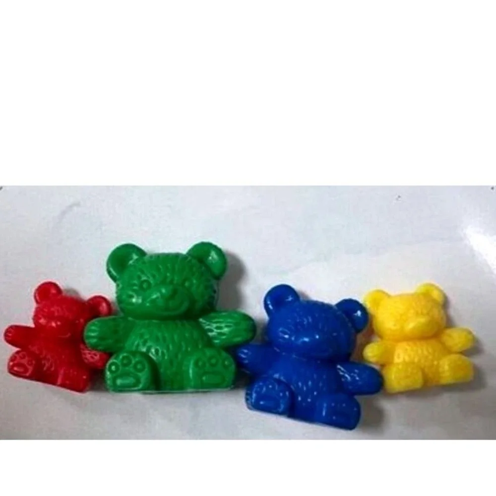 ETA Math Manipulatives COUNTING BEARs Learning Match/Sort Homeschool W/ Book‎